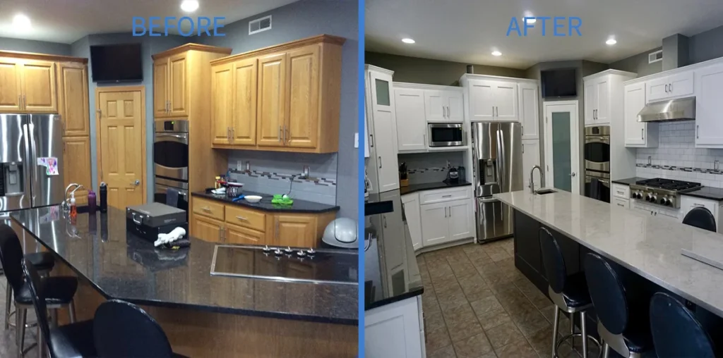 Before and After Kitchen #1