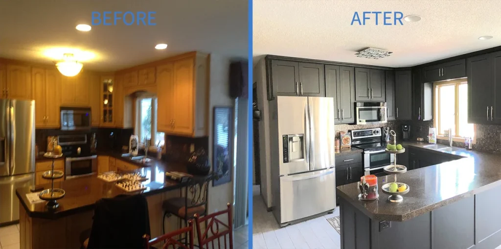 Before and After Kitchen #2