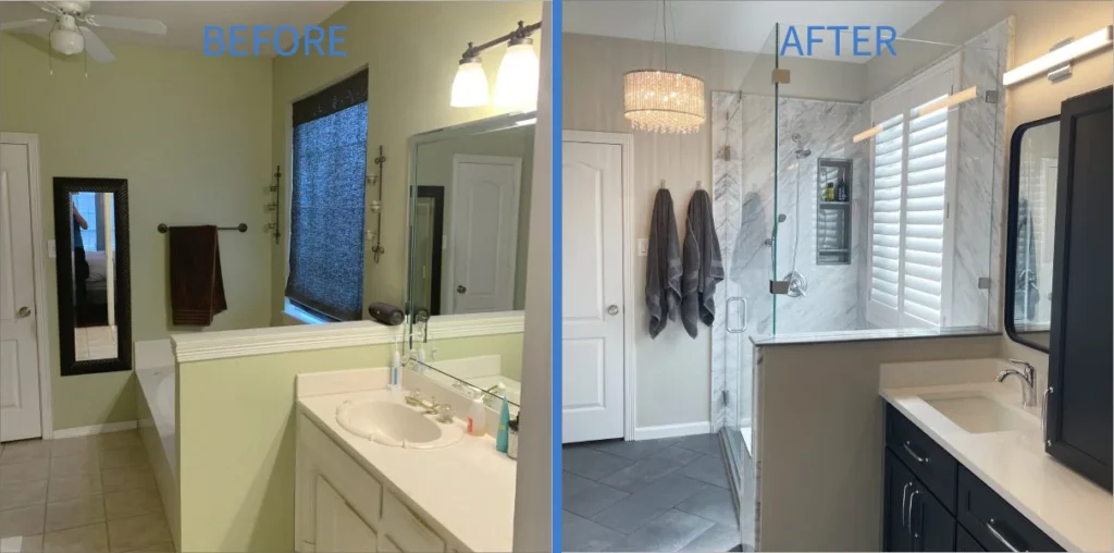 Before and After Bathroom #3